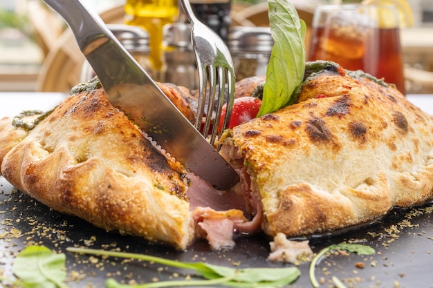 Authentic Italian Flavors Indulge in Our Delectable Pizza Calzone