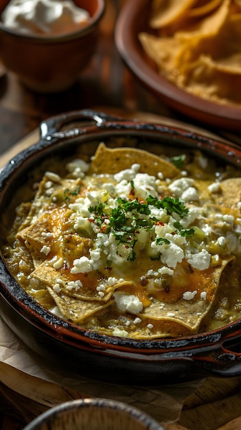 진정한 멕시코 칠라레스 베르데스 (Chilaquiles Verdes)