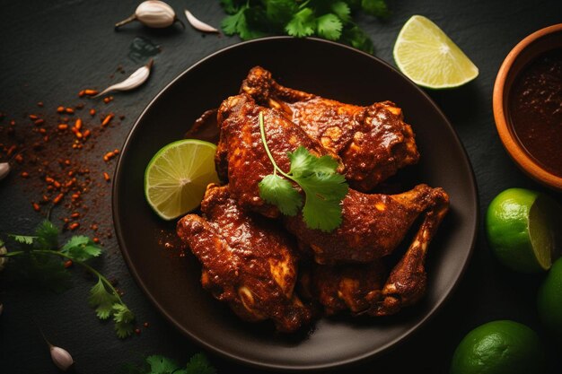 Authentic Mexican Mole Sauce with Chicken