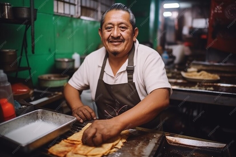 Premium Photo | Authentic Mexican Street Food Vendor Selling Tamales