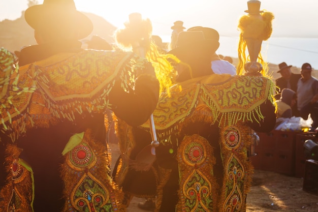 Authentic peruvian dance