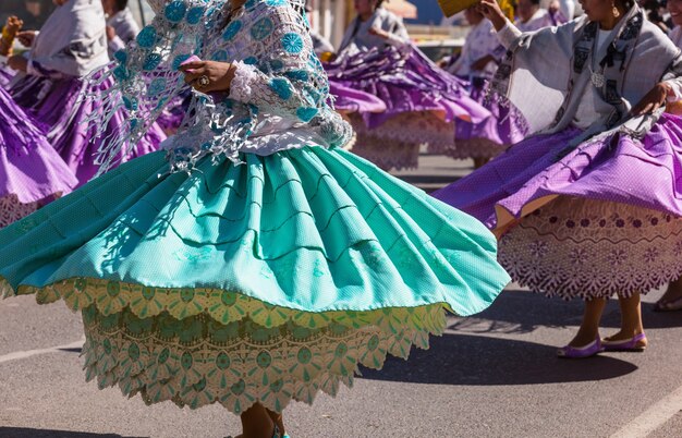 Authentic peruvian dance