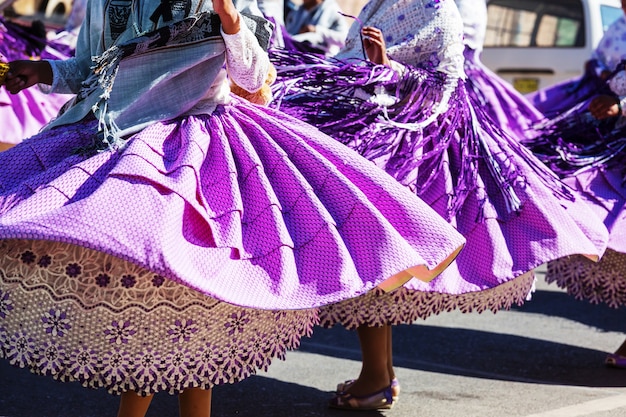 Foto autentica danza peruviana