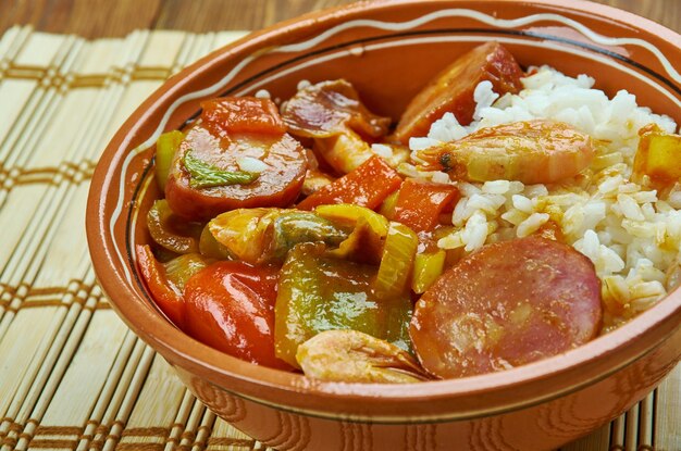 Authentieke Gumbo in New Orleans-stijl is echte Cajun