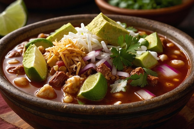 Authentieke Pozole Bowl Rijke Flav