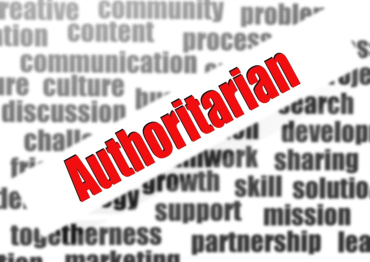 Photo authoritarian word cloud