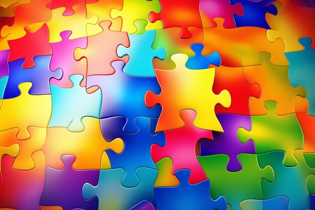 Foto il puzzle dell'autismo