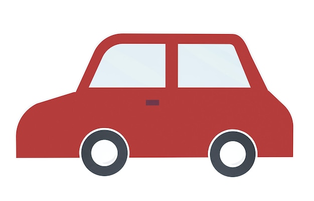 Auto icoon illustratie png sticker doorzichtige achtergrond