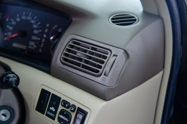 Photo auto interior detail