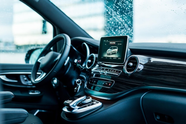 Auto Luxe auto stuur en dashboard