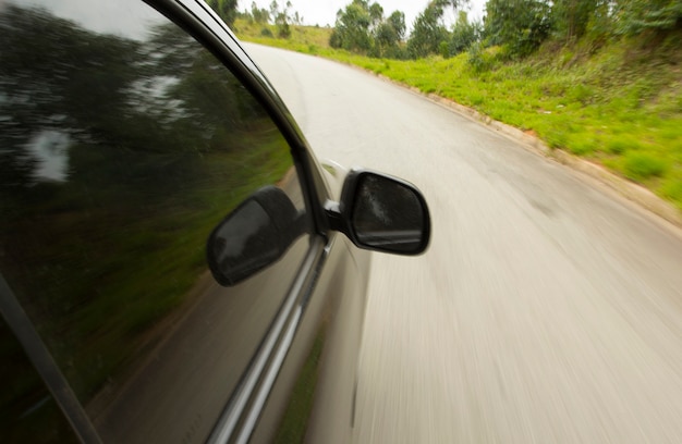 Auto op de weg