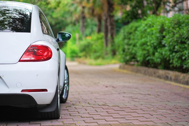 Auto op weg Element van ontwerp