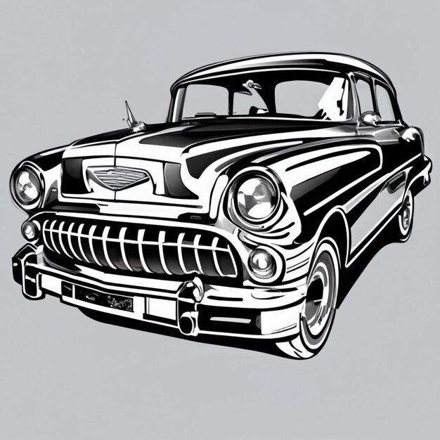 Auto vector afbeelding voor T-shirt ontwerp