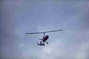 Photo autogyro in the sky