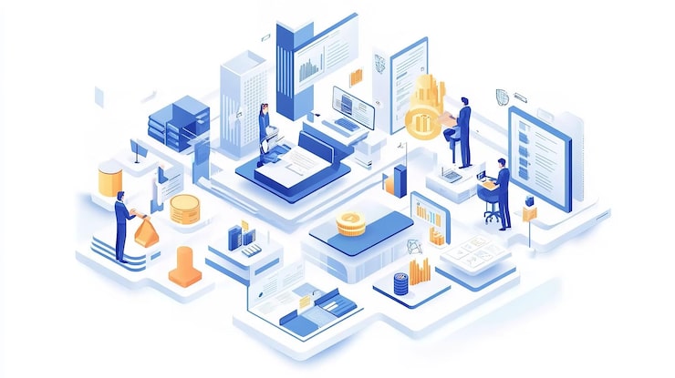 Photo 자동화 된 문서 워크플로우 시스템은 문서 라우팅 및 승인과 같은 자동화 된 프로세스를 보여주는 이미지와 함께 자동화된 문서 워크로우 시스템의 효율성을 나타니다.