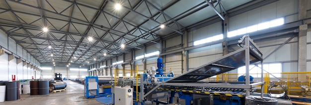 Automated production line in modern Solar silicon factory