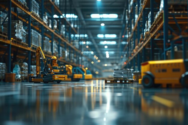 Automated robotics for efficient warehouse management