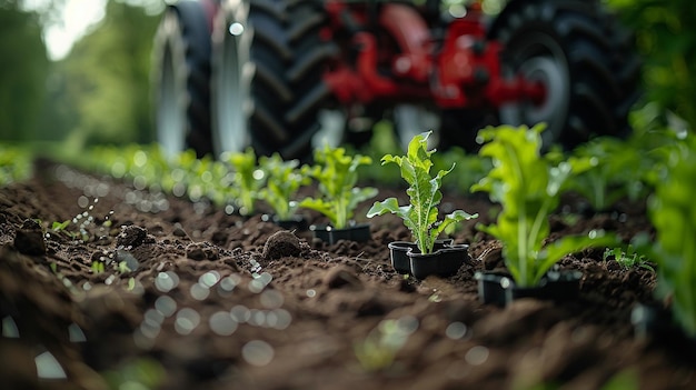 Automated Tractor Precision Wallpaper