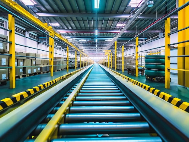 Automated Warehouse Conveyor System