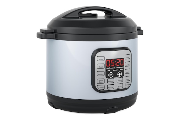 Automatic Multicooker 3D rendering