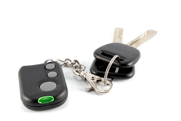 Автомобильные ключи и брелок от автосигнализации