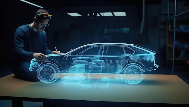 Автомобильные инженеры разрабатывают 3D-прототипы электромобилей с помощью жестов в дополненной реальности