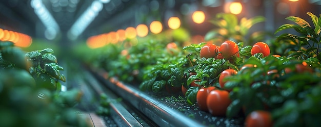 Foto agricoltura autonoma serre per la coltivazione di colture