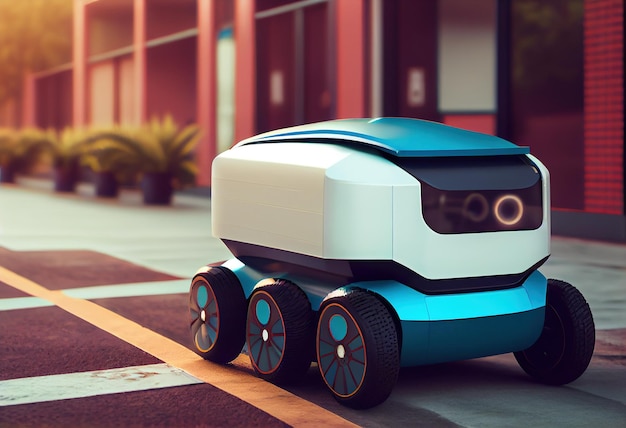 Autonomous delivery robot Generative Ai