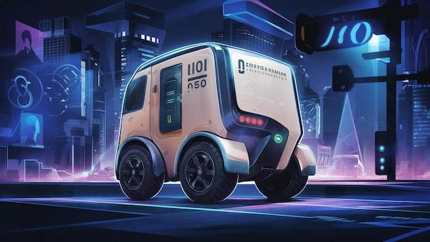 自動配達ロボット