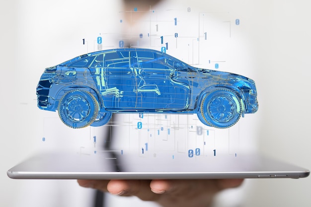 Autonomous driving with a electric carxA