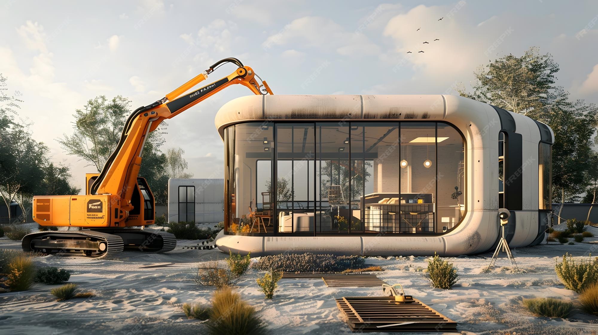 Autonomous Robotic Construction Site for 3D Printed Futuristic ...