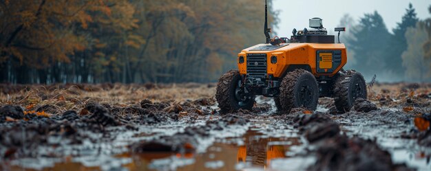 Photo autonomous soil sampling robots collecting wallpaper