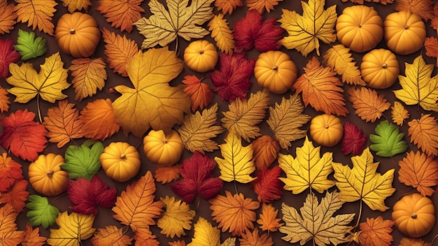 秋のパターンのテクスチャ背景