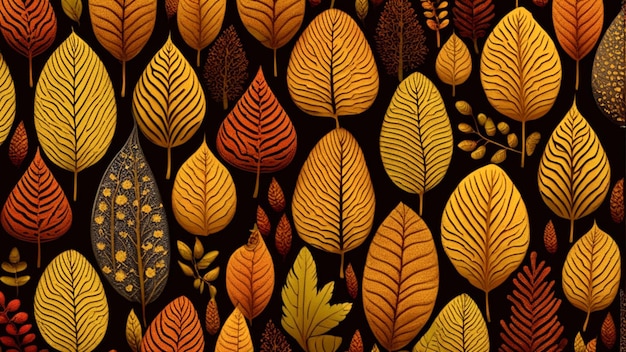 Autum pattern texture background