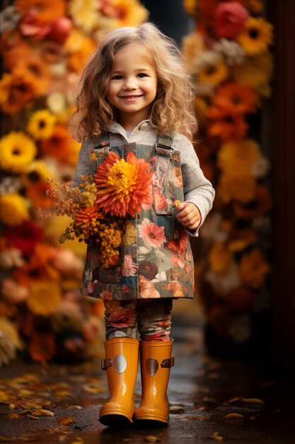 Photo autumn adventures for little girls joyful seasonal activities