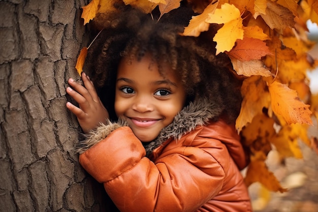 秋の冒険 黒人の女の子のための気まぐれな楽しみとアクティビティ
