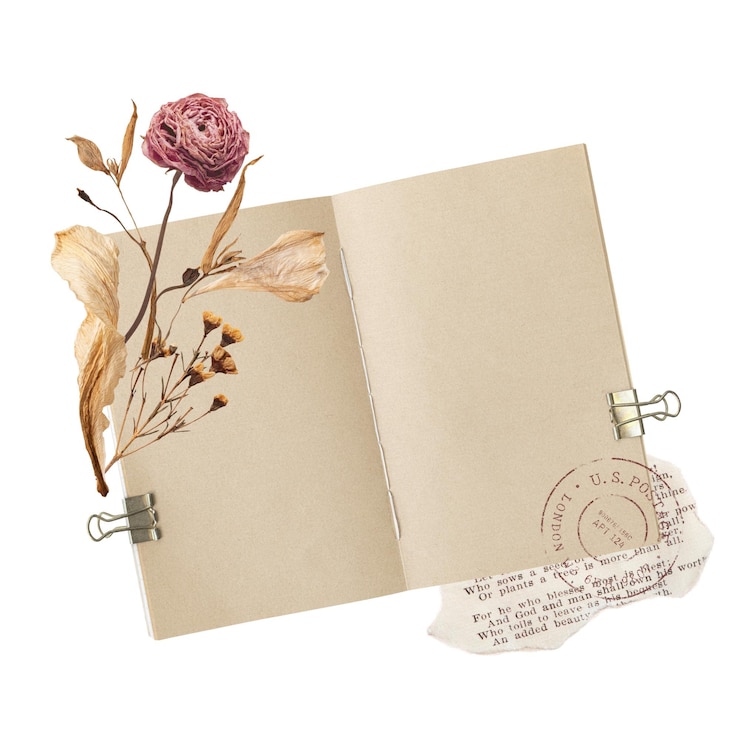 Photo autumn aesthetic png vintage journal collage transparent background
