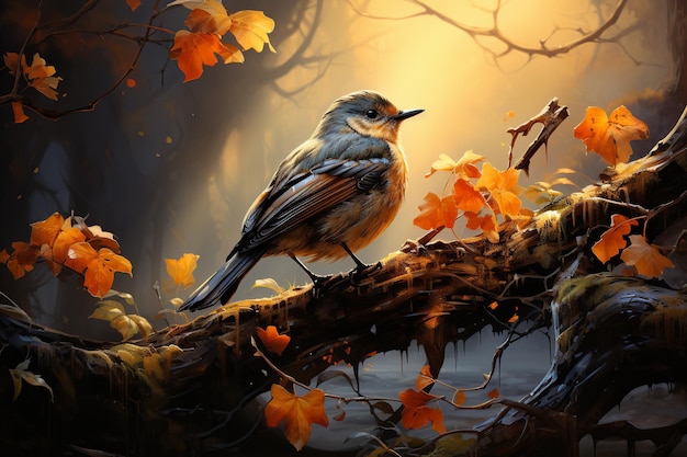 Autumn Animal Background