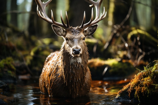 Autumn Animal Background