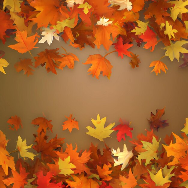 Autumn Background 3D