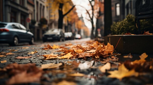 autumn background realistic photo 4K HD