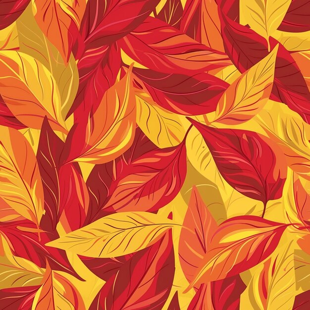 Photo autumn background seamless pattern