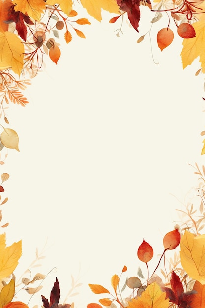 autumn background template