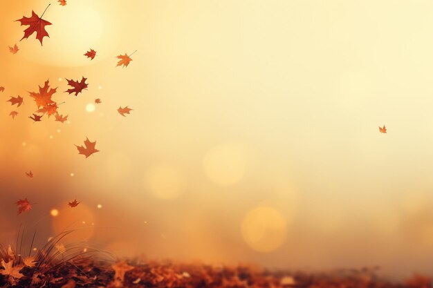 Autumn background with copy space