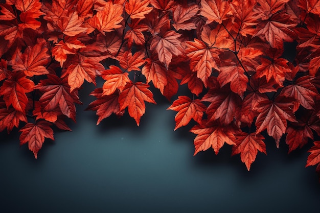 autumn background with copy space