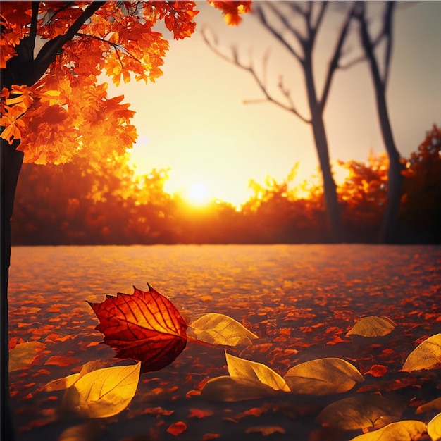 Photo autumn background