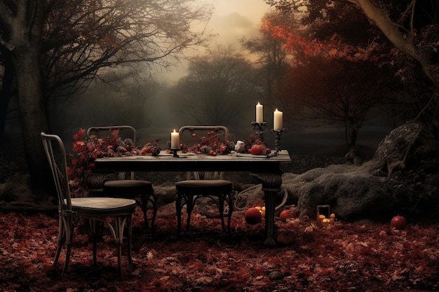 Photo autumn background