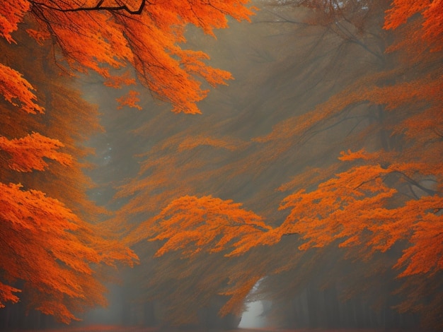 秋の背景