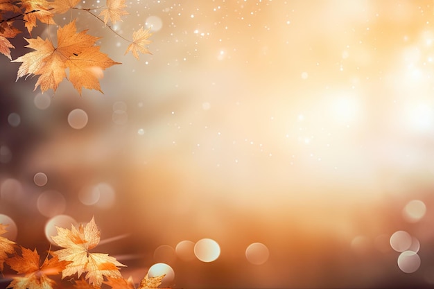 Autumn backgrounds with beautiful bokeh