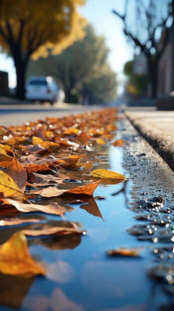 Photo autumn in bakerfield